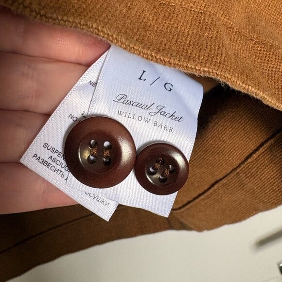 NEW NWT DÔEN Pascual Quilted Jacket Willow Bark Floral Cotton Size L - Picture 11 of 12